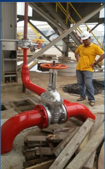 Tim Engineer Panca Lingga Perkasa di Proyek Instalasi Piping Valve