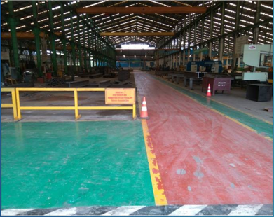 Pengecoran Lantai Workshop Bukaka Divisi Jembatan Bekasi