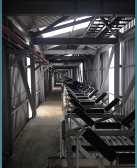 Instalasi Jalur Conveyor System Industri PT Pusri Palembang